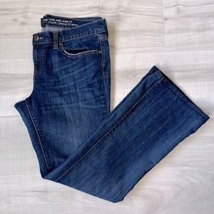 GAP bootcut long & lean fit jeans - size 10